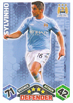 Sylvinho Manchester City 2009/10 Topps Match Attax #EX31
